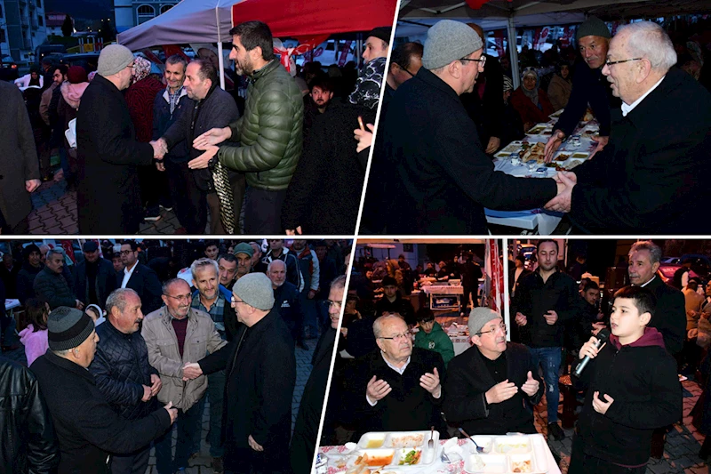 Başkan Vergili İftarda Soğuksu Mahallesi Sakinleriyle Bir Araya Geldi