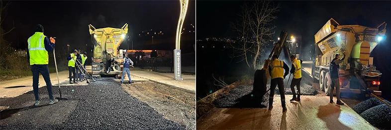 Yol Bakım Timi kentin üstyapısını yeniliyor