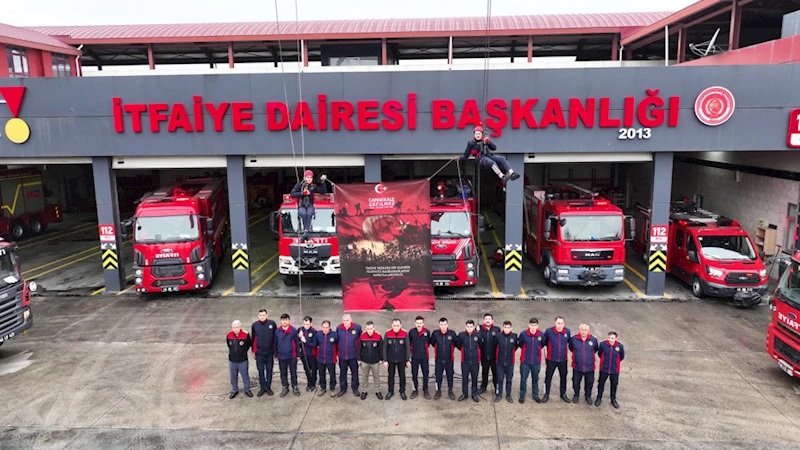 Büyükşehir İtfaiyesi, Çanakkale Şehitlerini Andı