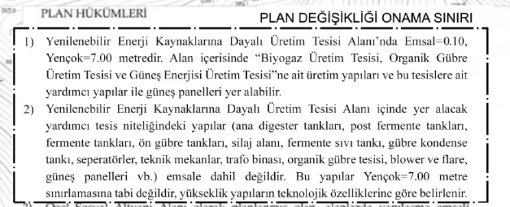 UİP-351031015 Plan İşlem Numaralı İmar Planı Değişikliği İlanı