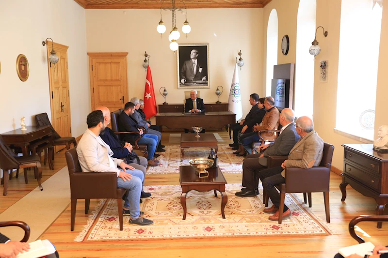 Üretim Kooperatiflerinden Başkan Gürün’e Teşekkür Ziyareti