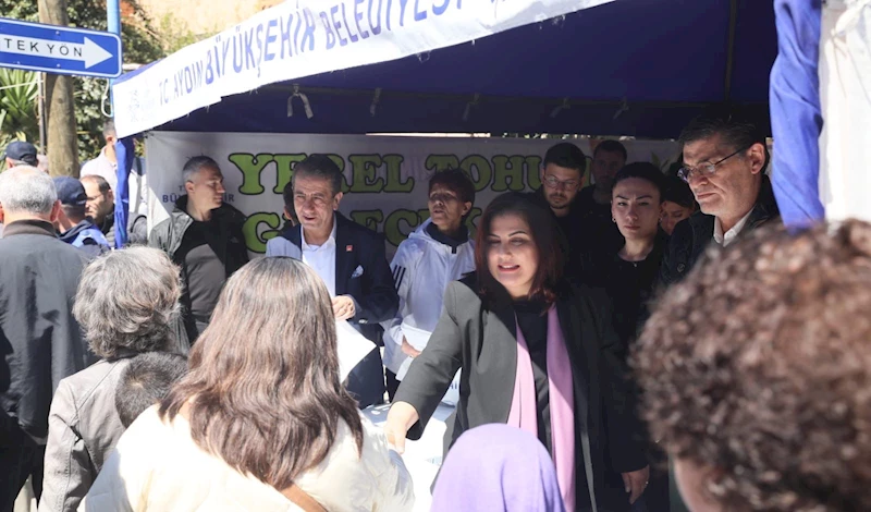 ÇERÇİOĞLU EFELER PAZAR PAZARI’NDA ON BİNLERCE FİDEYİ VATANDAŞLARLA BULUŞTURDU