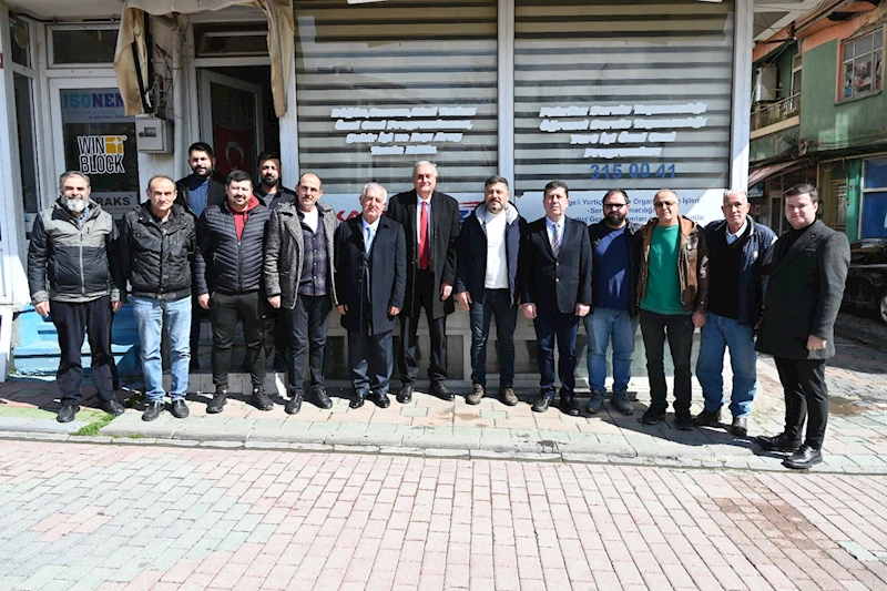 -BAŞKAN BAKKALCIOĞLU’NDAN S PLAKA SERVİSÇİLER DERNEĞİ VE EĞİTİM-İŞ’E ZİYARET