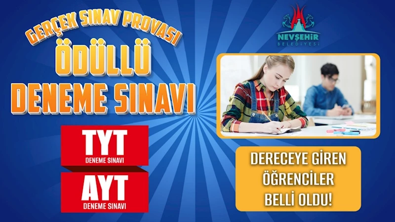 Tyt Ve Ayt Deneme Sınavlarında Dereceye Giren Öğrenciler Belli Oldu