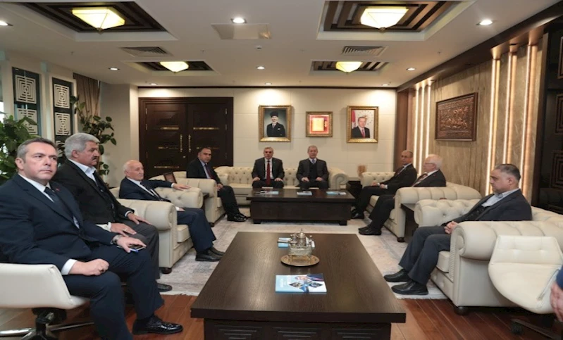 Tbmm Milli Savunma Komisyonu Başkanı Hulusi Akar’dan Başkan Beyazgül’e Ziyaret