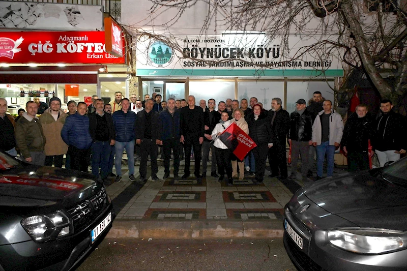 -BAŞKAN BAKKALCIOĞLU KASIMPAŞA VE YENİDOĞAN MAHALLESİ SAKİNLERİNİ SELAMLADI, GÖYNÜCEKLİLER DERNEĞİ’Nİ ZİYARET ETTİ