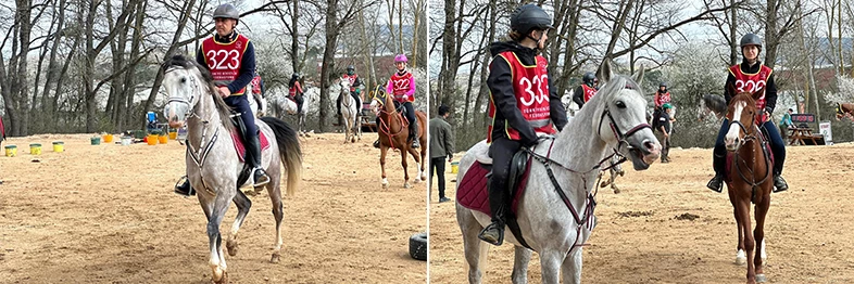 En dayanıklı atlar 120 km’lik parkurda yarıştı
