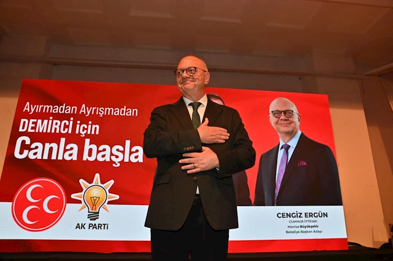Başkan Cengiz Ergün’den Demirci’ye Yeni Proje Müjdeleri