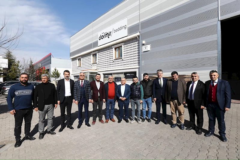 Başkan Büyükkılıç, Fabrika Ziyaretlerini Sürdürüyor