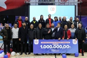 AMATÖR SPOR KULÜPLERİNE 1 MİLYON TL’LİK YARDIM