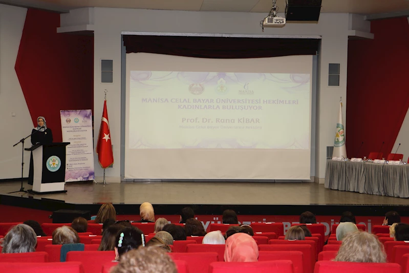 MCBÜ Hekimleri Manisalı Kadınlarla Buluştu
