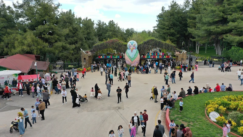 GAZİANTEP DOĞAL YAŞAM PARKI’NA BAYRAMDA ZİYARETÇİ AKINI!