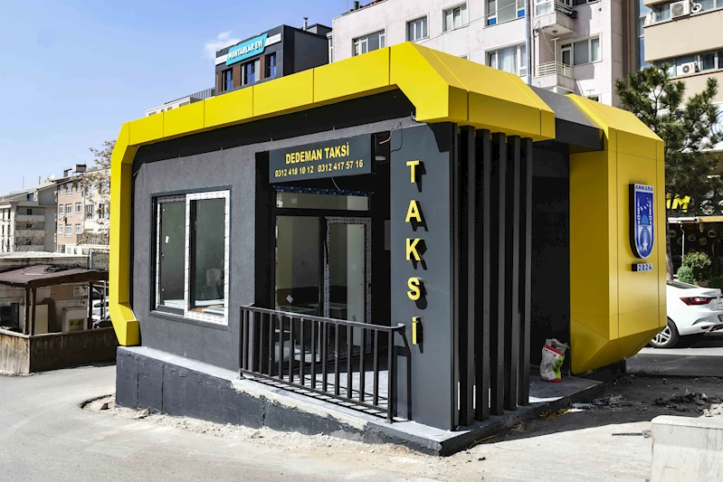 BAŞKETTE MODERN TAKSİ DURAKLARININ SAYISI ARTIYOR