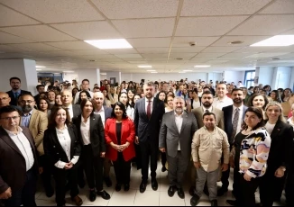 Buca Belediye Başkanı Duman mesai arkadaşlarıyla bayramlaştı