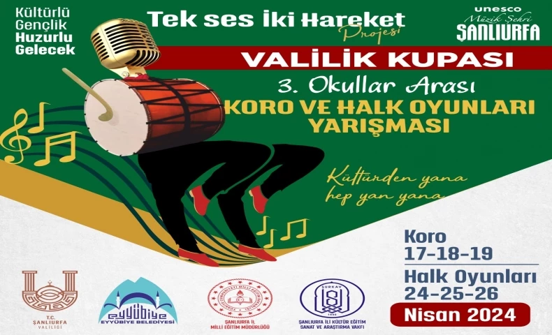 Tek Ses İki Hareket Projesi Valilik Kupası Yarışmaları Başlıyor
