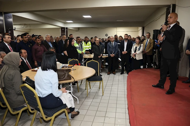 BAŞKANIMIZ MESAİ ARKADAŞLARIMIZ İLE BAYRAMLAŞTI
