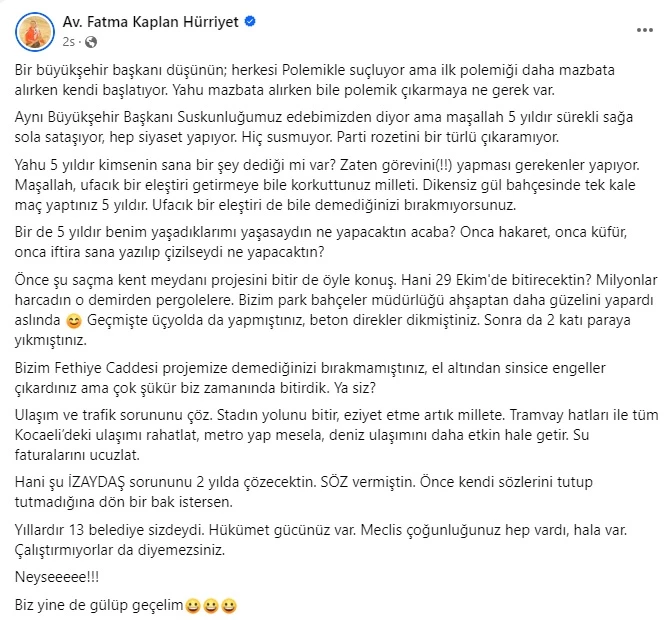 HÜRRİYET; MAZBATA ALIRKEN BİLE POLEMİK YARATAN BÜYÜKŞEHİR’İN YAPAMADIĞI PROJELERİ AÇIKLADI