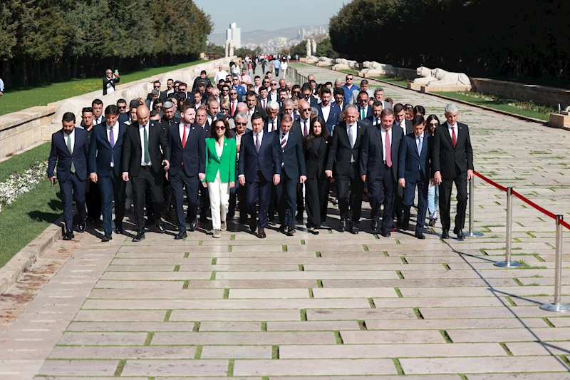 Başkan Ahmet Aras Anıtkabir’de Ata’nın Huzurunda