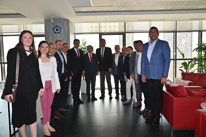 Başkan Zeyrek, MTSO Yönetimini Ağırladı
