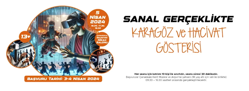 Sanal Gerçeklikte Karagöz ve Hacivat Gösterisi Gerçekleşecek