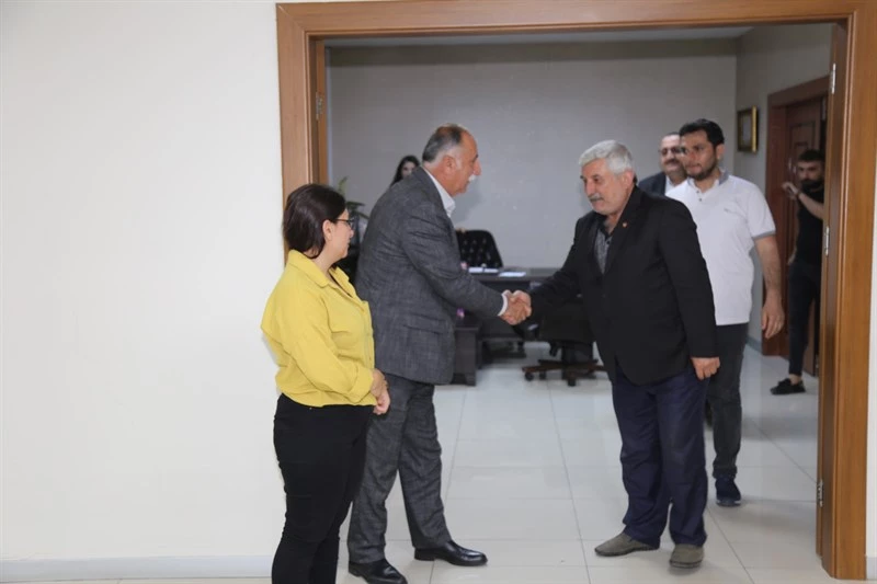 BELEDİYE EŞ BAŞKANLARI ALAĞAŞ VE KAYSİ BASINLA BULUŞTU