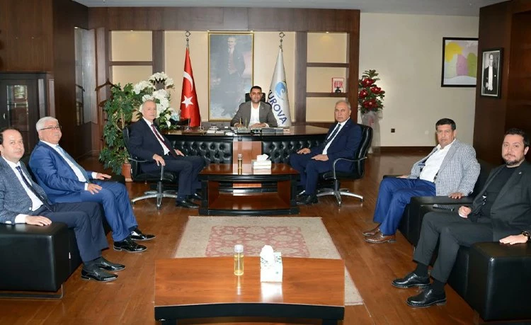 Adana Ticaret Borsası Başkan ve yönetim kurulu ziyareti.