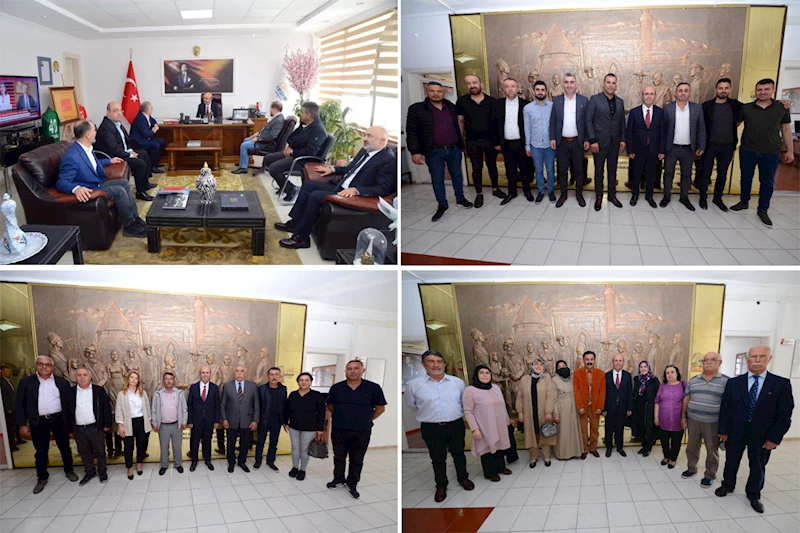 BAŞKANIMIZ EKİCİOĞLU’NA HAYIRLI OLSUN ZİYARETİNDE BULUNDULAR