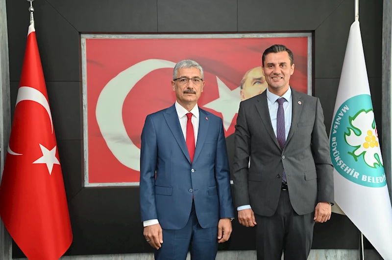 Manisa Eski Emniyet Müdürü Bilgiç’ten Başkan Zeyrek’e Ziyaret