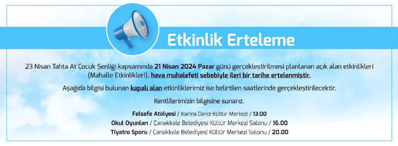 Etkinlik Erteleme