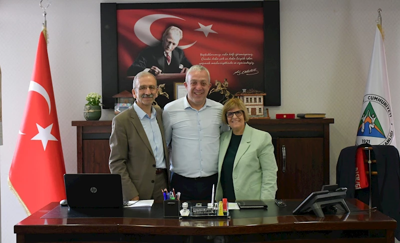 BELEDİYE BAŞKANIMIZ SAYIN BİLGEHAN ERDEM’İ, ESKİ BELEDİYE BAŞKAN YARDIMCISI ERKAN YAZAN ZİYARET ETTİ
