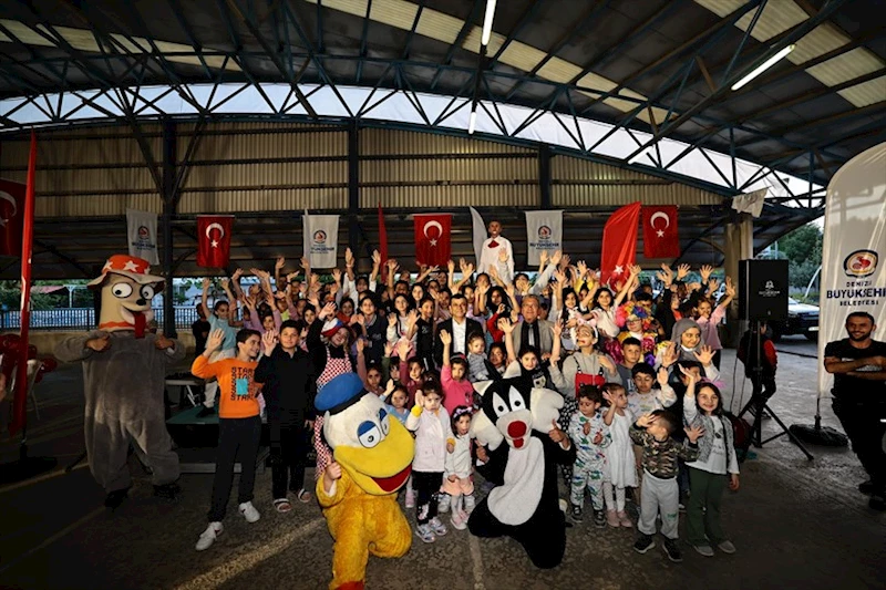 Çocuklar Büyükşehir ile 23 Nisan’ın sevincini doyasıya yaşıyor
