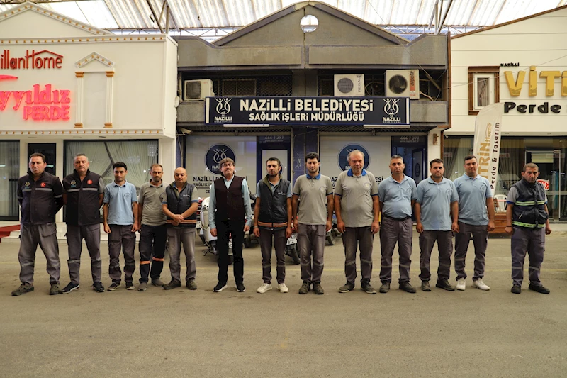 Nazilli Belediyesi hizmet için mesai tanımıyor