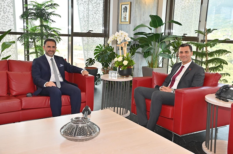 Vestel CEO’su Güler’den Başkan Zeyrek’e Ziyaret