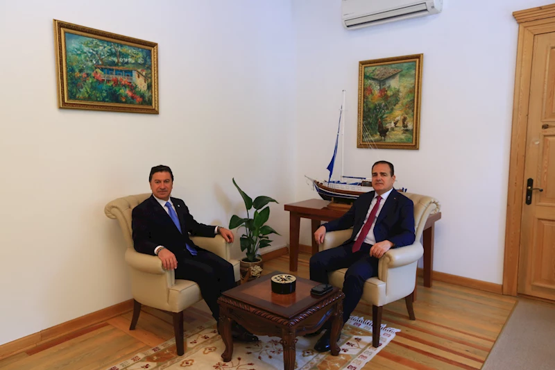 Muğla Valisi’nden Başkan Aras’a Ziyaret