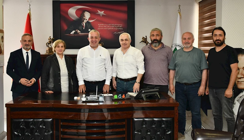 ARTVİN BELEDİYE BAŞKANI SAYIN BİLGEHAN ERDEM’İ, ARTVİN FAAL GAZETECİLER DERNEĞİ (AFGAD) BAŞKANI SAYIN YAŞAR KARS VE YÖNETİMİ ZİYARET ETTİ