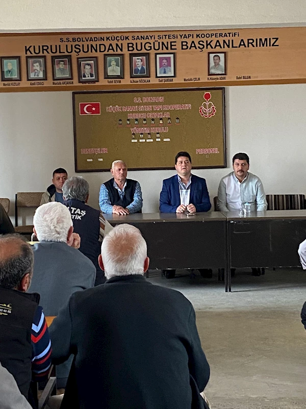 BAŞKAN AYNACI, SANAYİ ESNAFIYLA BULUŞTU.