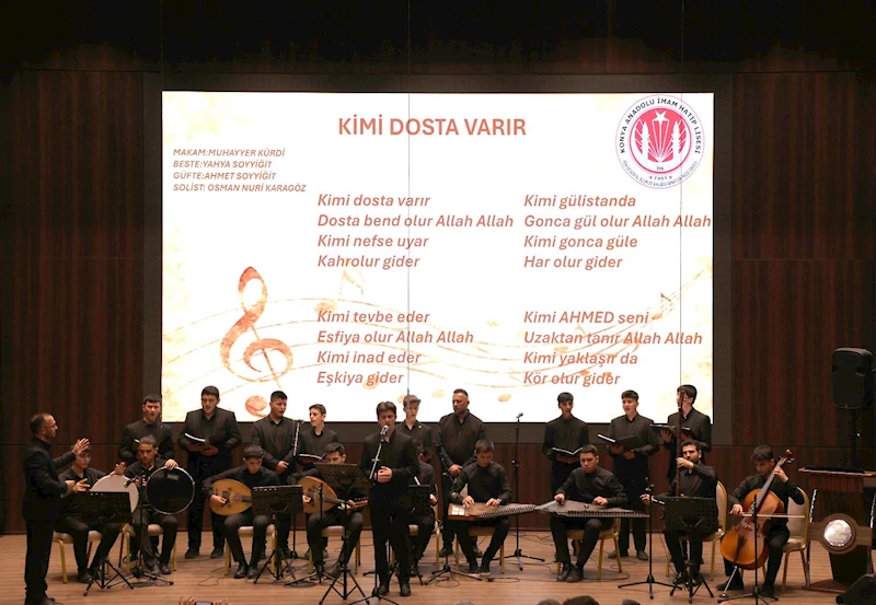 TÜRK TASAVVUF MÜZİĞİ KONSERİ, İZLEYENLERE HOŞ BİR GECE YAŞATTI