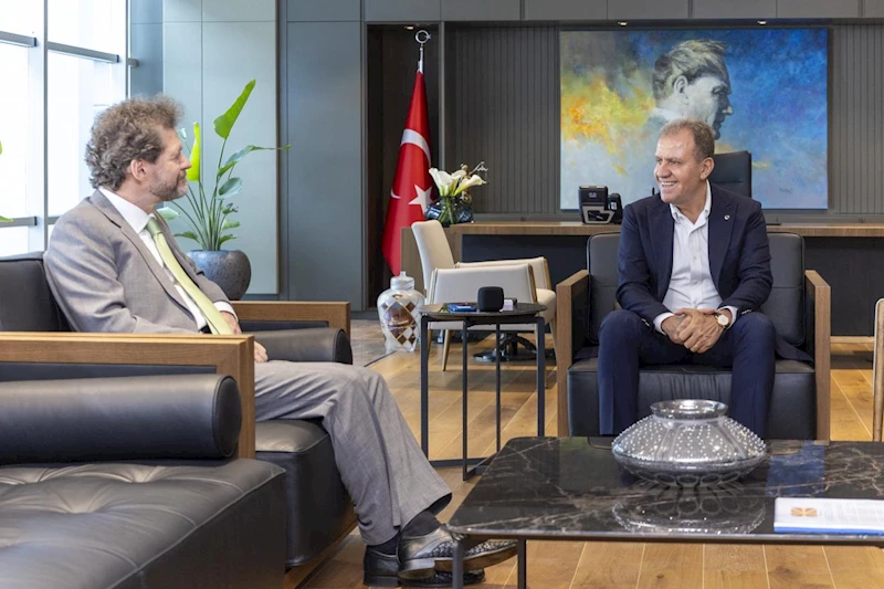 Başkan Seçer, Kuzey Makedonya Büyükelçisi Manasıjevskı İle Bir Araya Geldi