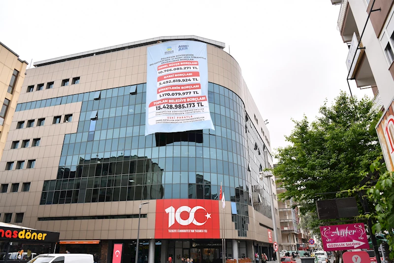 Balıkesir Büyükşehir’de Devralınan Toplam Borç: 15.5 Milyar TL