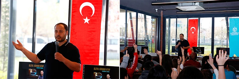 Derince Kütüphanesi’nin ilk konuğu Asal oldu