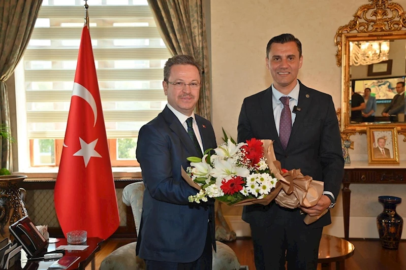 Büyükşehir Başkanı Zeyrek, Vali Enver Ünlü’yü ziyaret etti