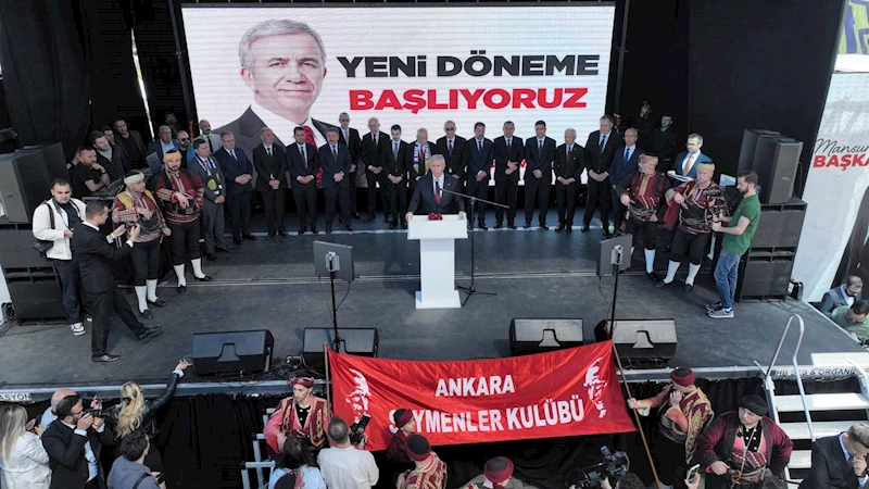 ANKARA BÜYÜKŞEHİR BELEDİYESİNDE MANSUR YAVAŞ İLE İKİNCİ DÖNEM COŞKUYLA BAŞLADI