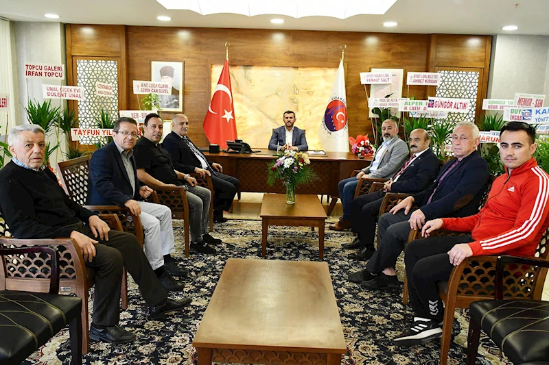 ASKF Başkanı Çevik ve Yönetiminden Başkan Çetinkaya’ya Ziyaret