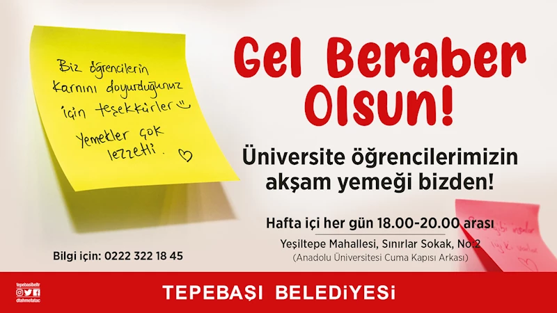 ÖĞRENCİLERE YEMEK İKRAMI BAYRAMDAN SONRA DEVAM EDECEK