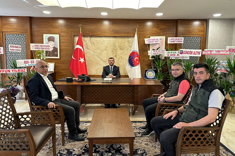 Orman İşletme Müdürü Kırımlı’dan Başkan Çetinkaya’ya Hayırlı Olsun Ziyareti