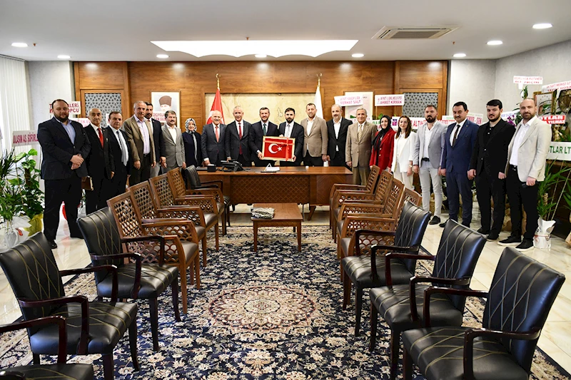 Ak Parti Belediye Meclis Üyelerinden Başkan Çetinkaya’ya Ziyaret