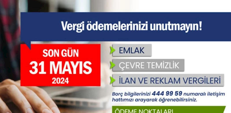 Vergi Ödemelerinde Son Gün 31 Mayıs