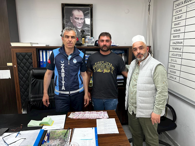 ZABITA EKİPLERİMİZ KAYIP PARAYI SAHİBİNE ULAŞTIRDI