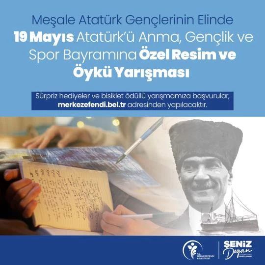 Merkezefendi’de 19 Mayıs’a Özel Resim Ve Öykü Yarışması Düzenlenecek