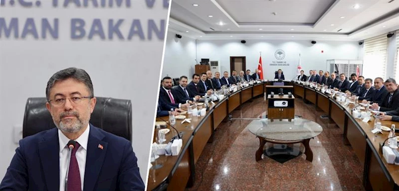 BAKAN YUMAKLI, TİM HUBUBAT, BAKLİYAT, YAĞLI TOHUMLAR VE MAMULLERİ SEKTÖR KURULU ÜYELERİYLE BİR ARAYA GELDİ